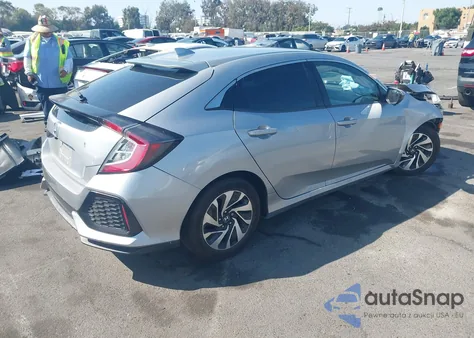 2017 Honda Civic Lx из США, поврежденный, VIN SHHFK7H27HU407456